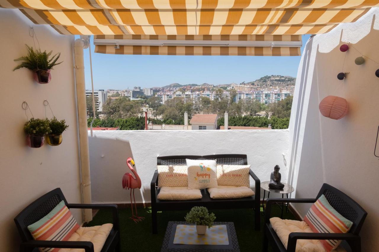 Penthouse City Center Private Terrace Wifi Málaga Buitenkant foto