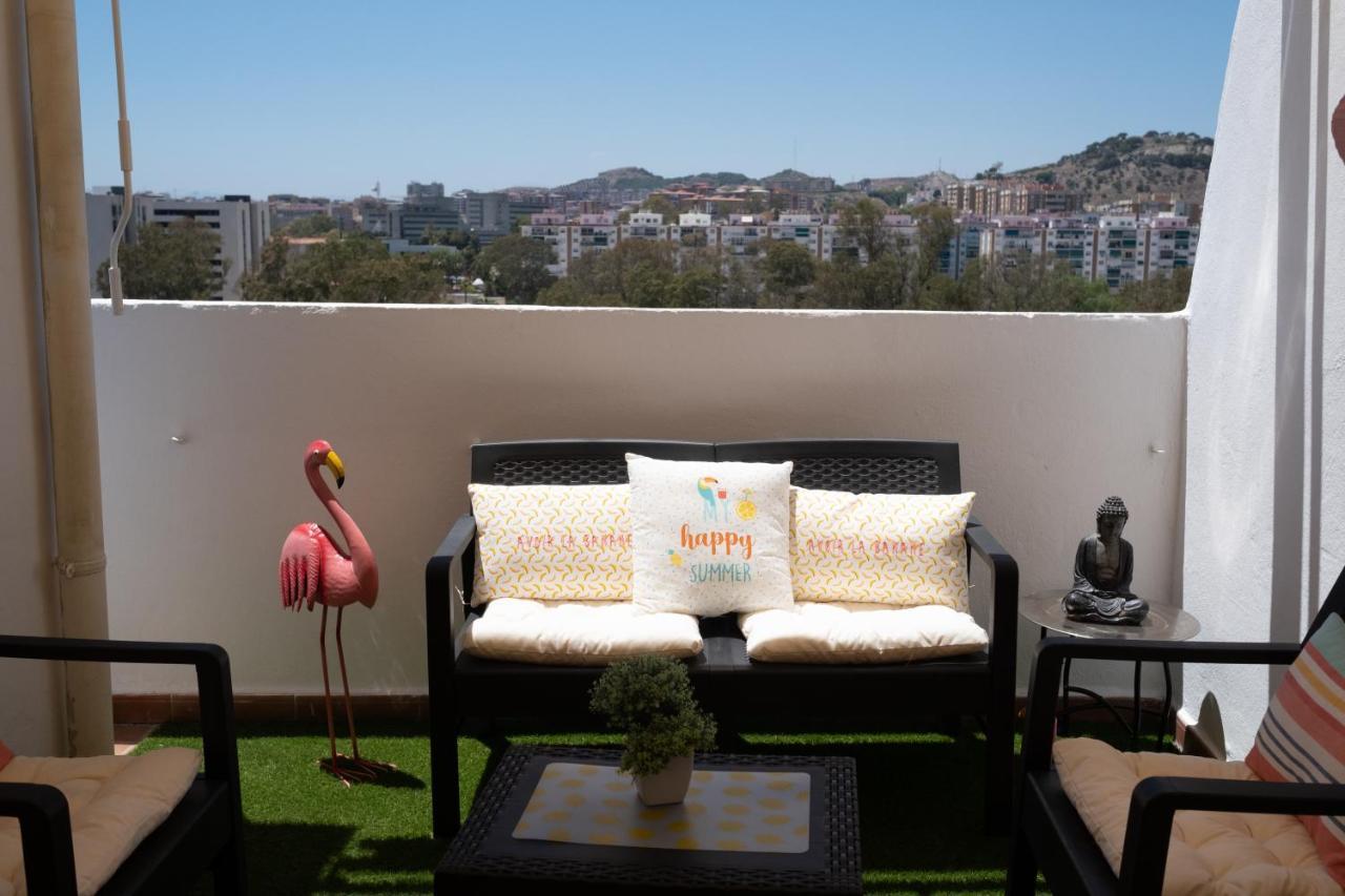Penthouse City Center Private Terrace Wifi Málaga Buitenkant foto