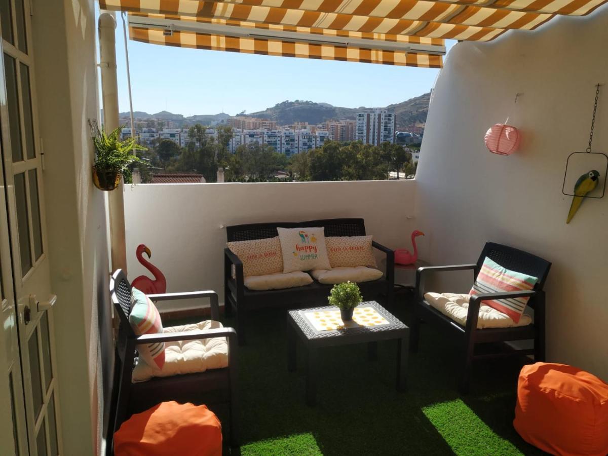 Penthouse City Center Private Terrace Wifi Málaga Buitenkant foto